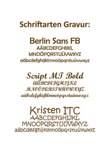 Frühstücksbrett (22x14cm) inkl. Gravur "NAME"